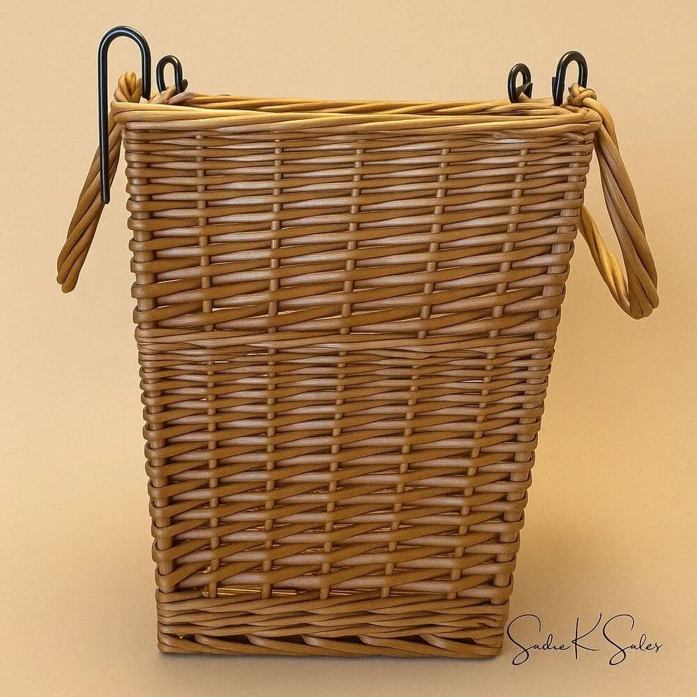 Kate Spade New York x Target Woven Bicycle Basket‎ Natural Willow - Spring 2025